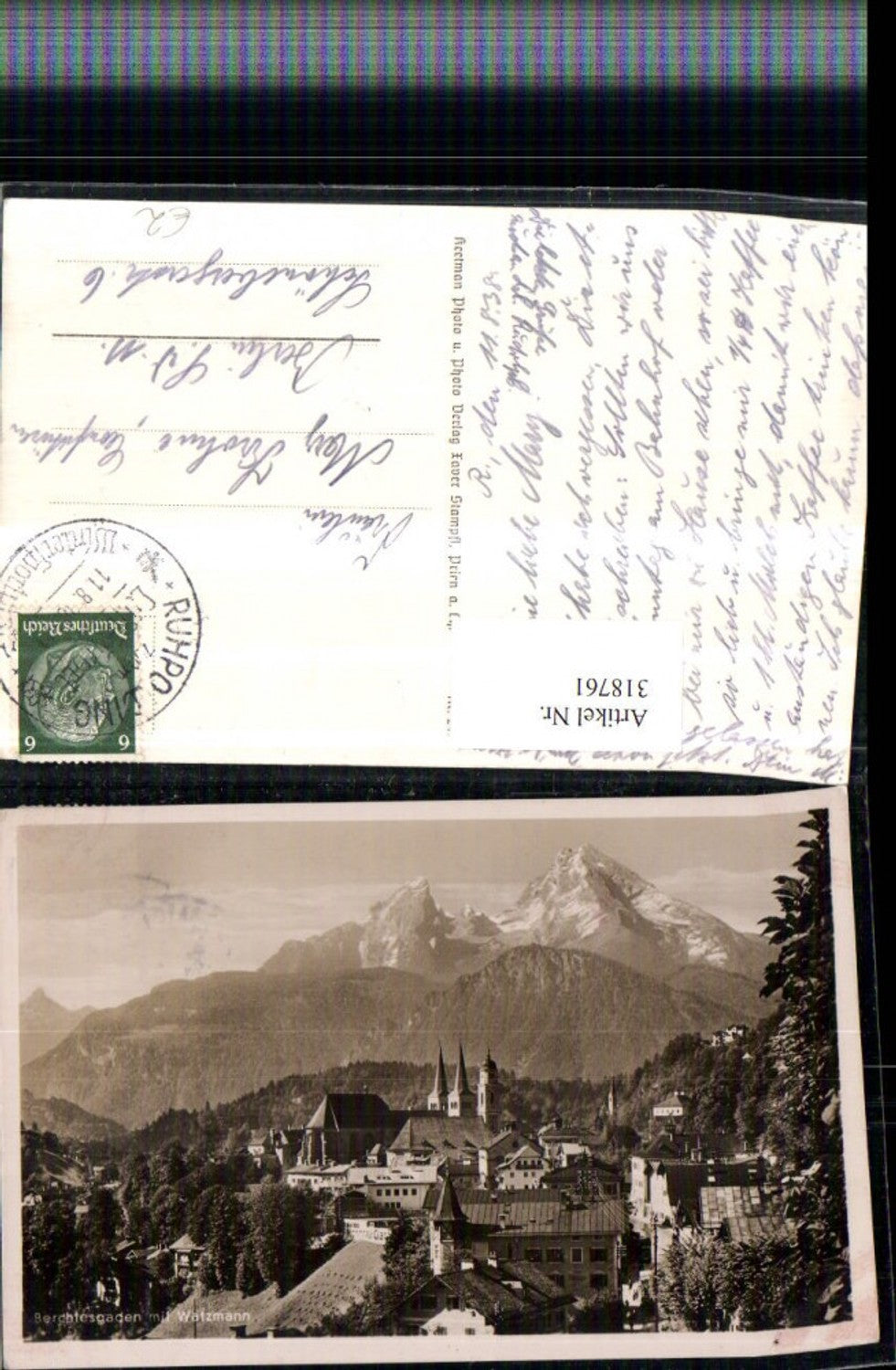 318761,Berchtesgaden Totale m. Watzmann Bergkulisse