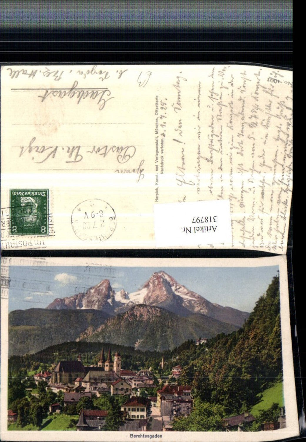 318797,Berchtesgaden Totale Bergkulisse