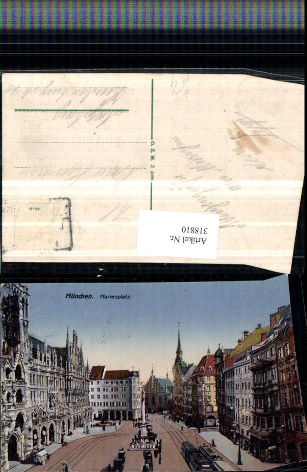 318810,München Marienplatz Straßenansicht Rathaus pub Ottmar Zieher 4068