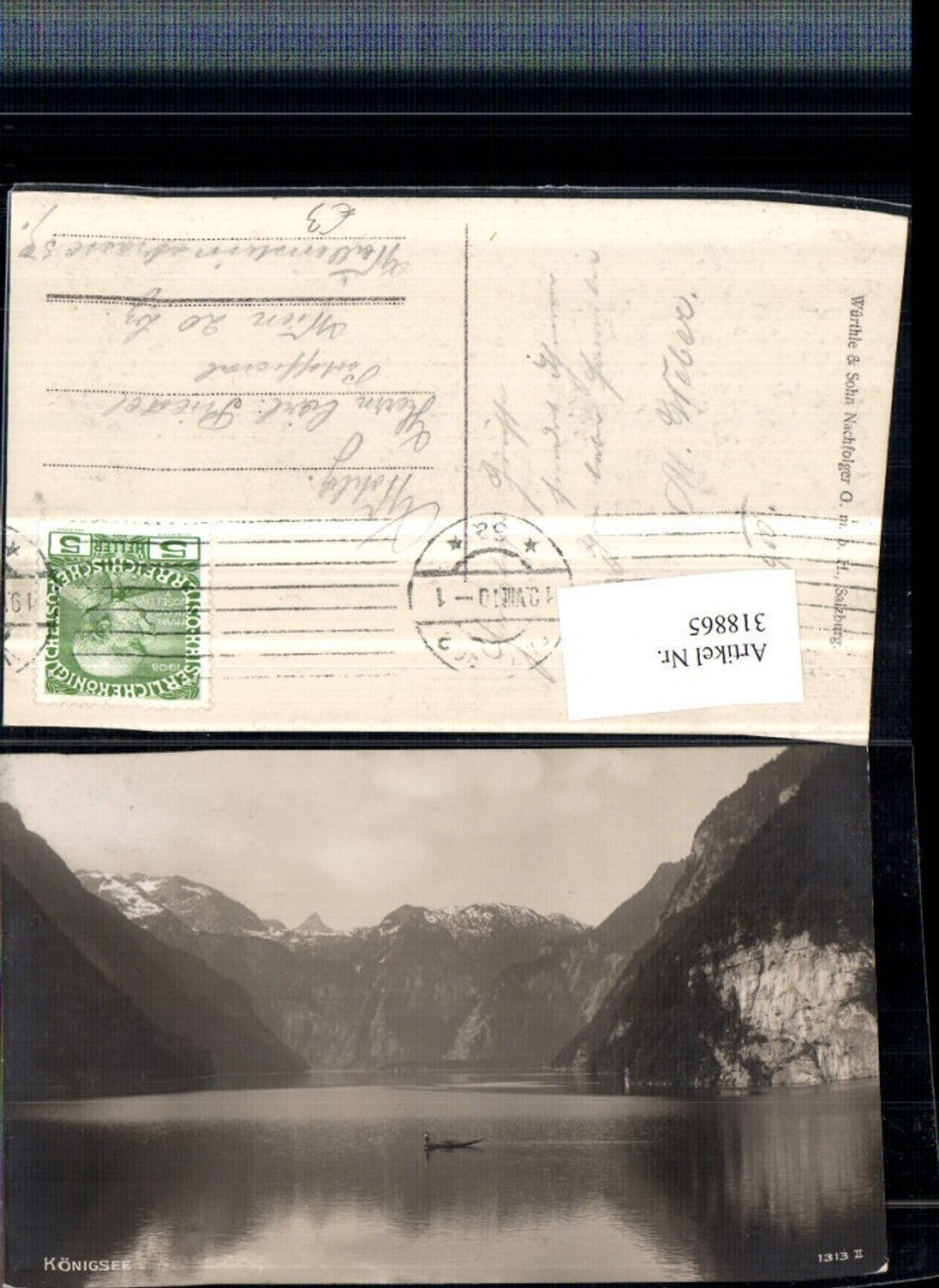 318865,Königssee See b. Schönau Bergkulisse