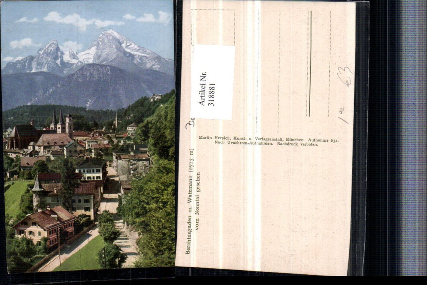 318881,Berchtesgaden Totale m. Watzmann Bergkulisse