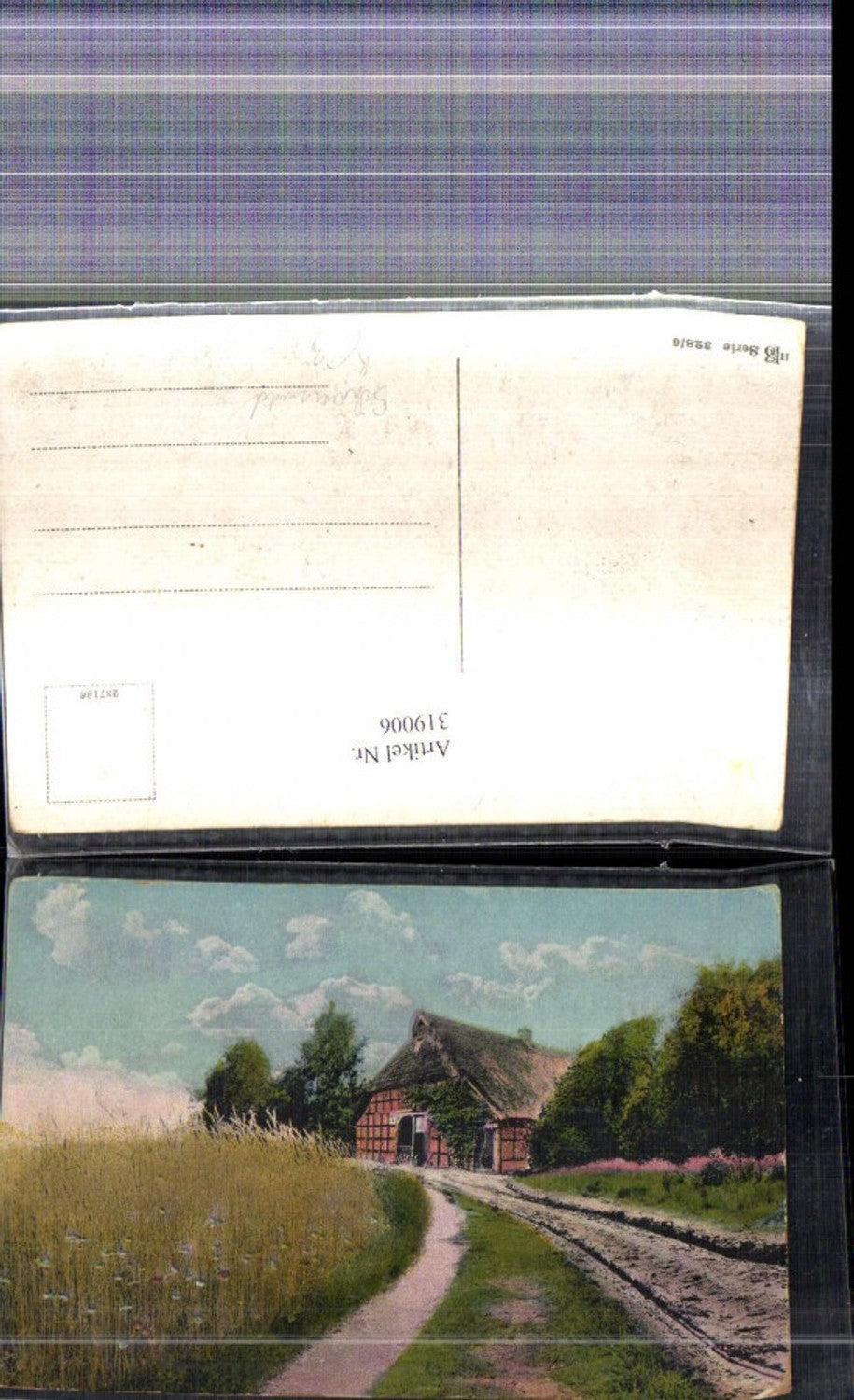 319006,Künstler Ak Schwarzwald Straße Bauernhof Landschaft