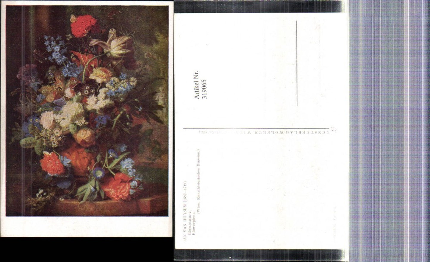 319065,Künstler Ak Jan van Huysum Blumenstück Blumen