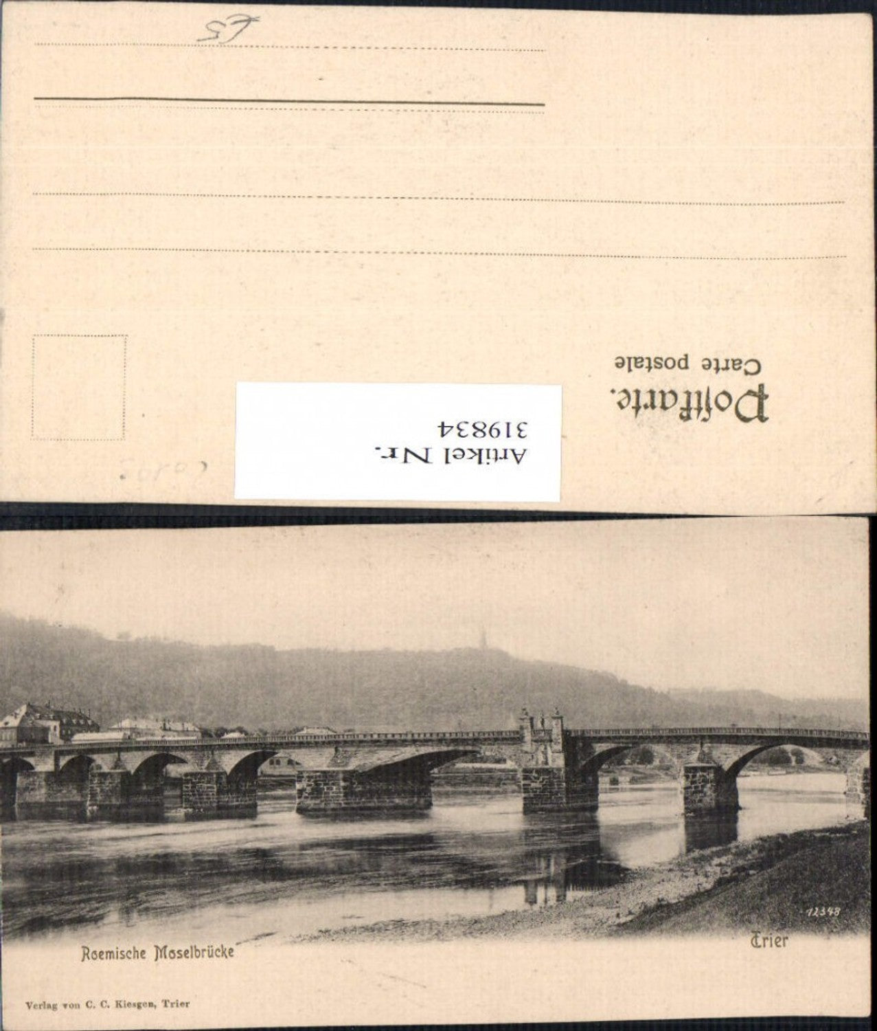 319834,Trier Römische Moselbrücke Brücke