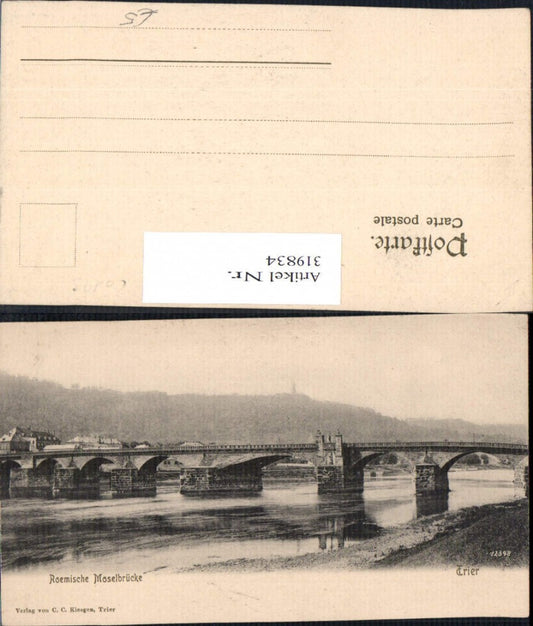 319834,Trier Römische Moselbrücke Brücke