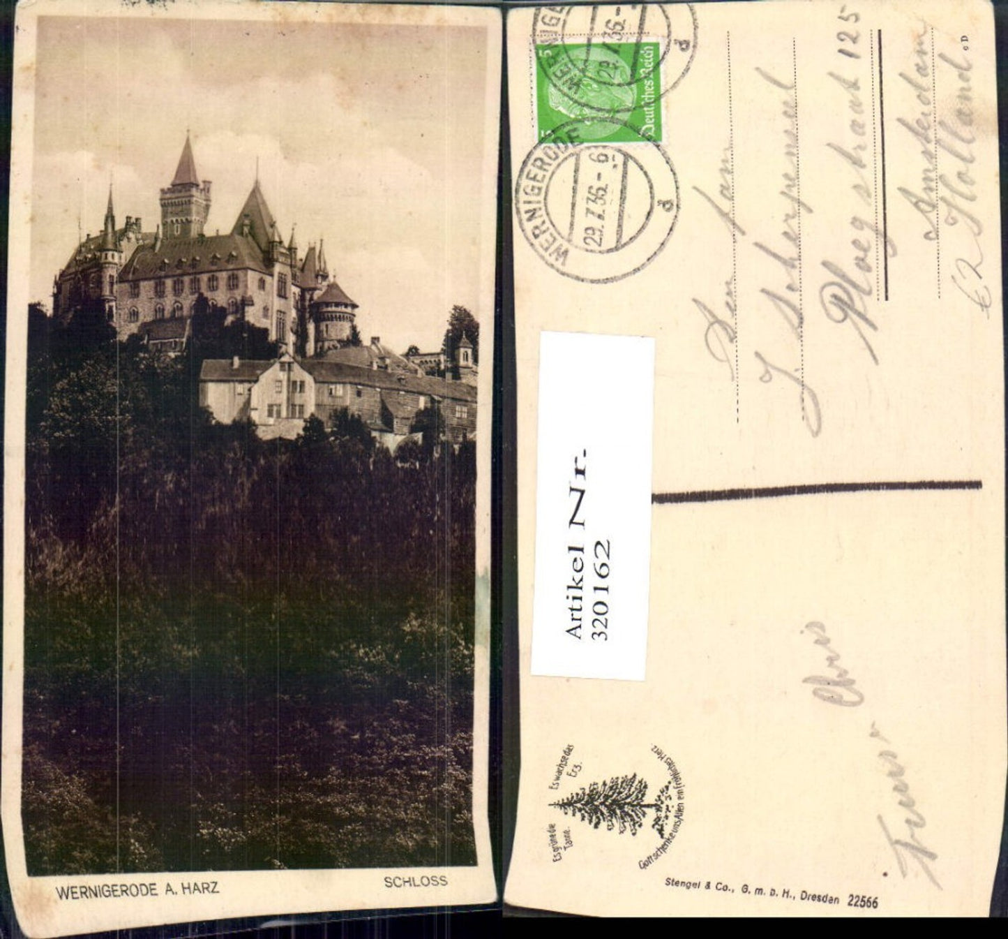 320162,Wernigerode a. Harz Schloss