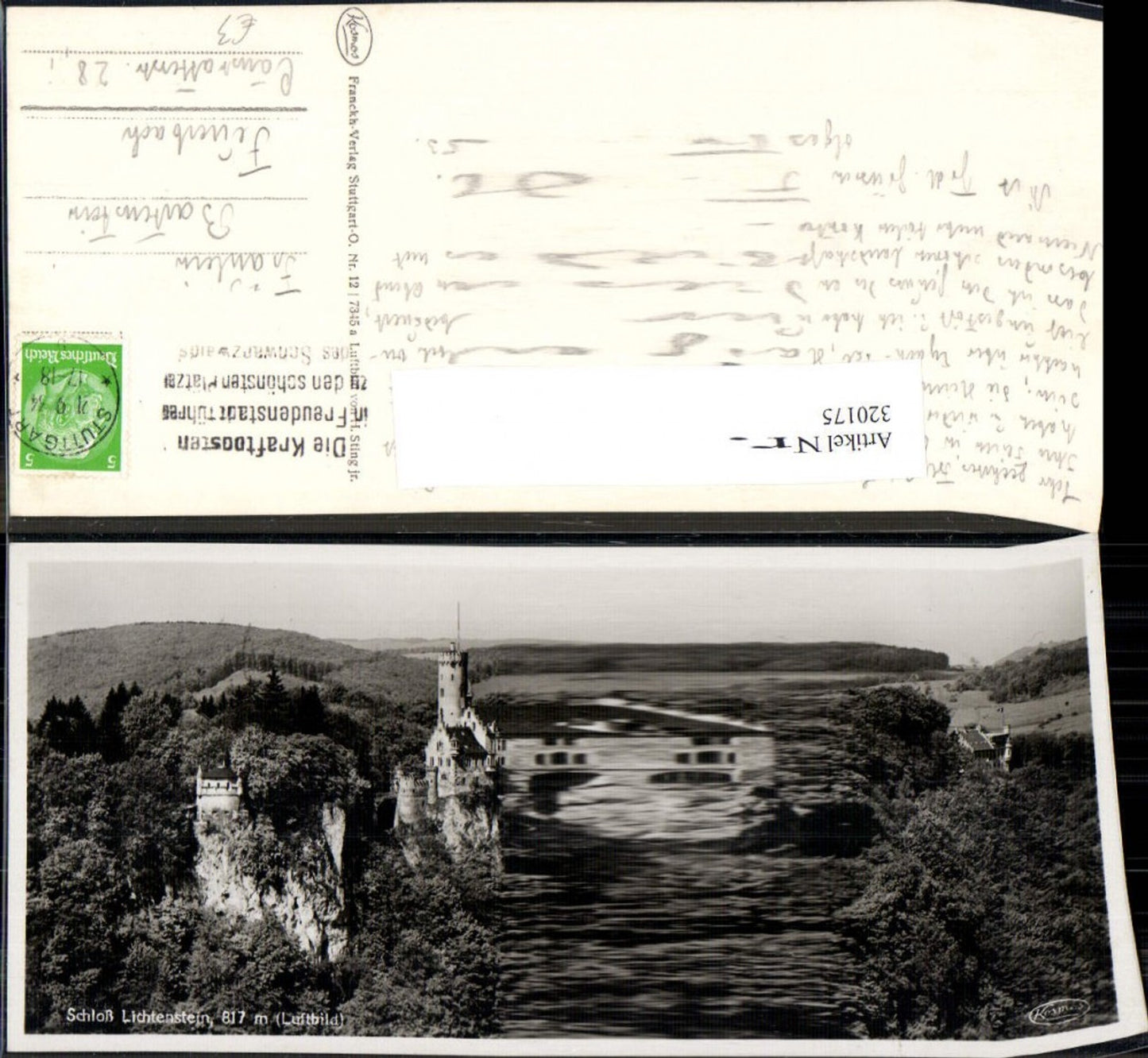 320175,Schloss Lichtenstein Luftbild