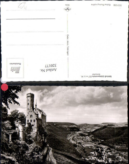 320177,Foto Ak Schloss Lichtenstein Echaztal