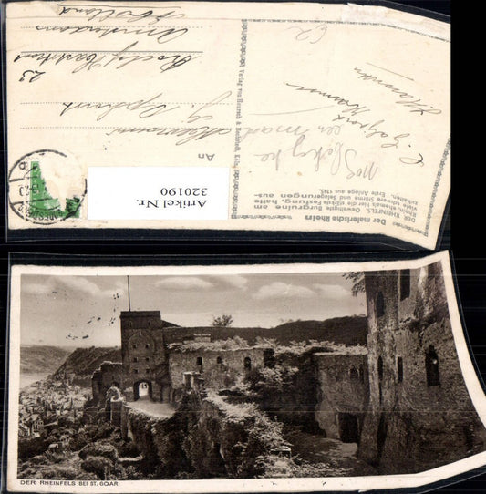 320190,Rheinfels b. St Goar Burgruine