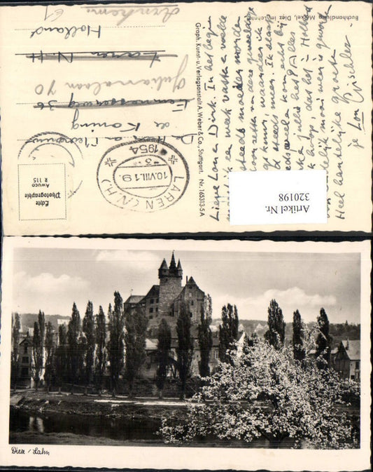 320198,Foto Ak  Diez a. d. Lahn Schloss