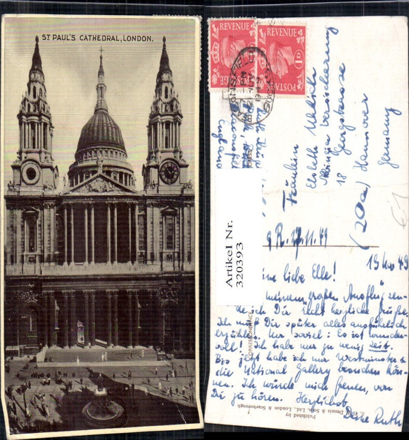 Alte Ansichtskarte – Old Postcard