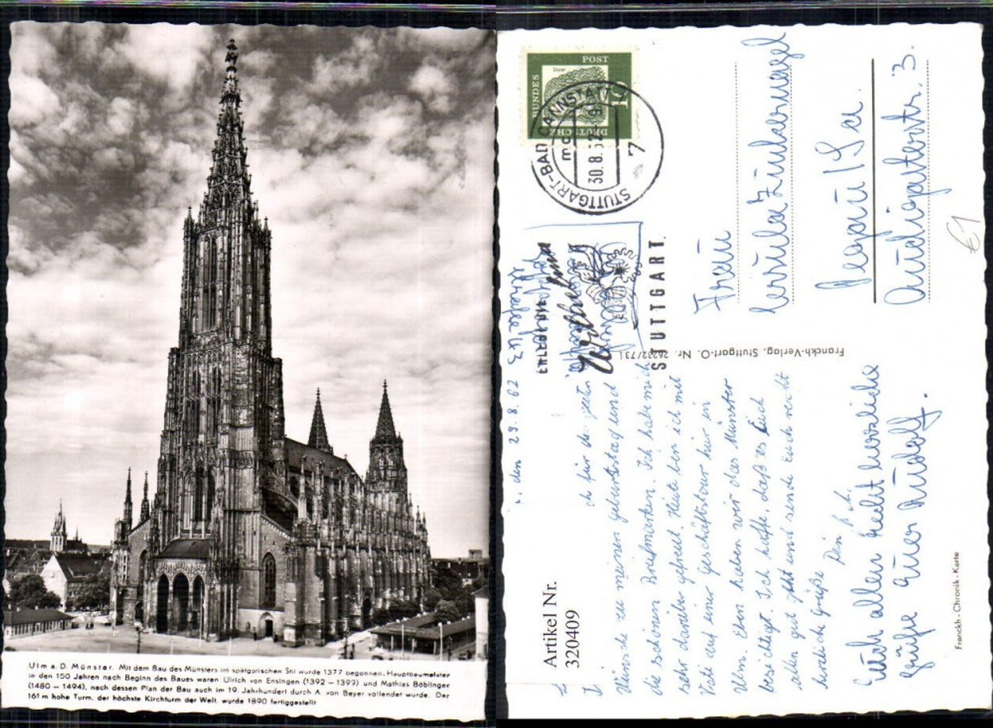 320409,Ulm a. d. Donau Münster Kirche