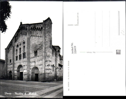 320419,Foto Ak Pavia La Basilica di S. Michele Kirche