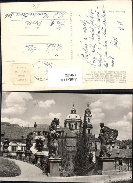 320452,Praha Prag St Niklaskirche vom Wrtbagarten Kirche