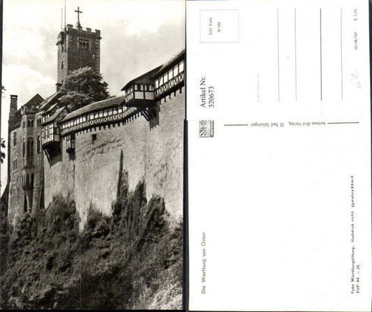 320673,Foto Ak Eisenach Wartburg v. Osten