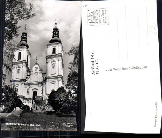 320712,Foto Ak Graz Mariatrostkirche Kirche