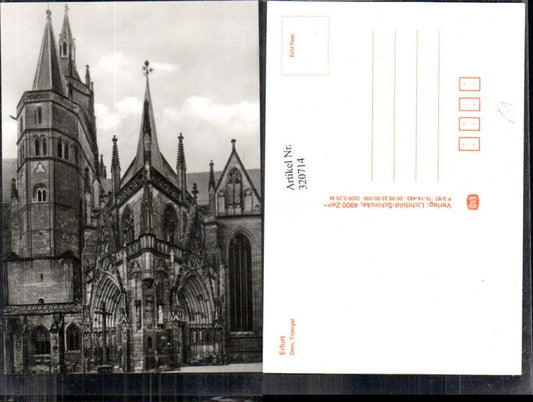 320714,Foto Ak Erfurt Dom Triangel