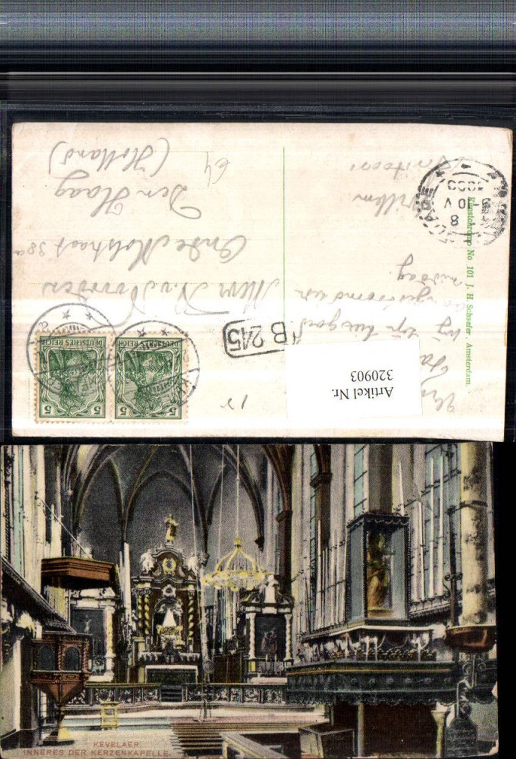 320903,Kevelaer Kerzenkapelle Kapelle Innenansicht Kanzel