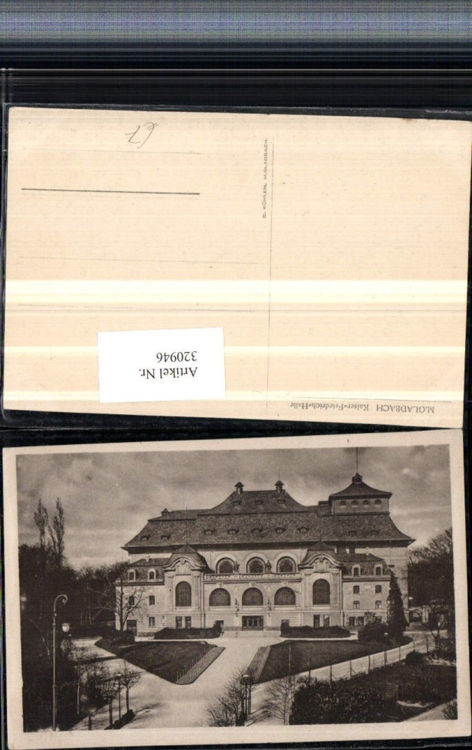 320946,Mönchengladbach Kaiser-Friedrich-Halle Gebäude