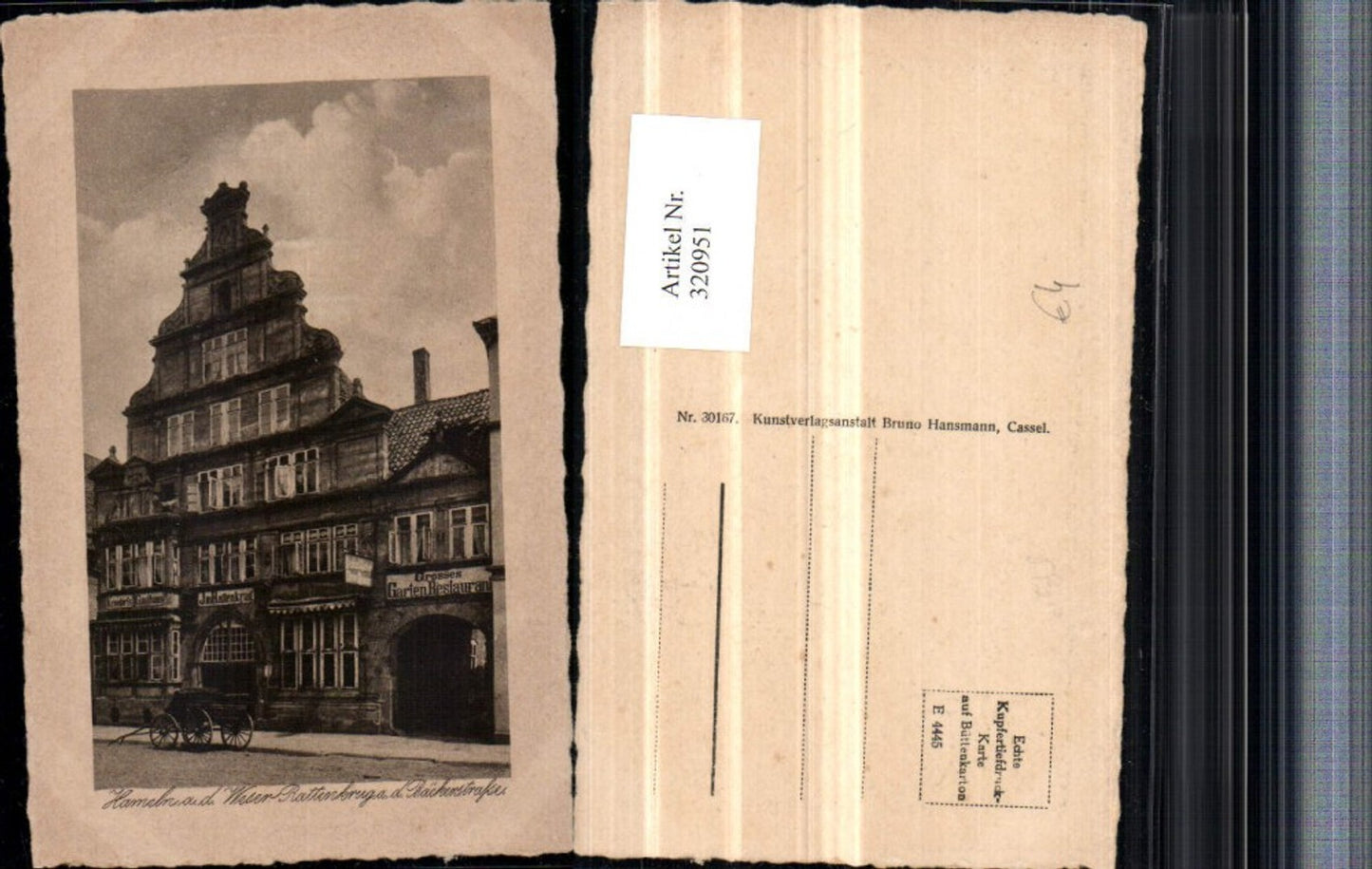 320951,Hameln an d. Weser Rattenkrug an d. Bäckerstraße Gasthaus