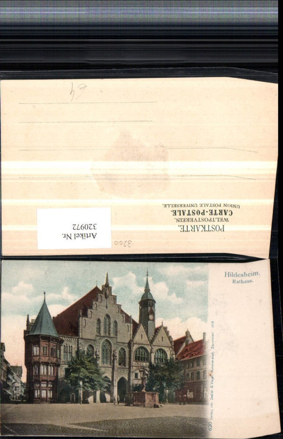 320972,Hildesheim Rathaus Brunnen