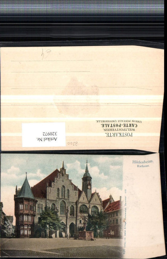 320972,Hildesheim Rathaus Brunnen