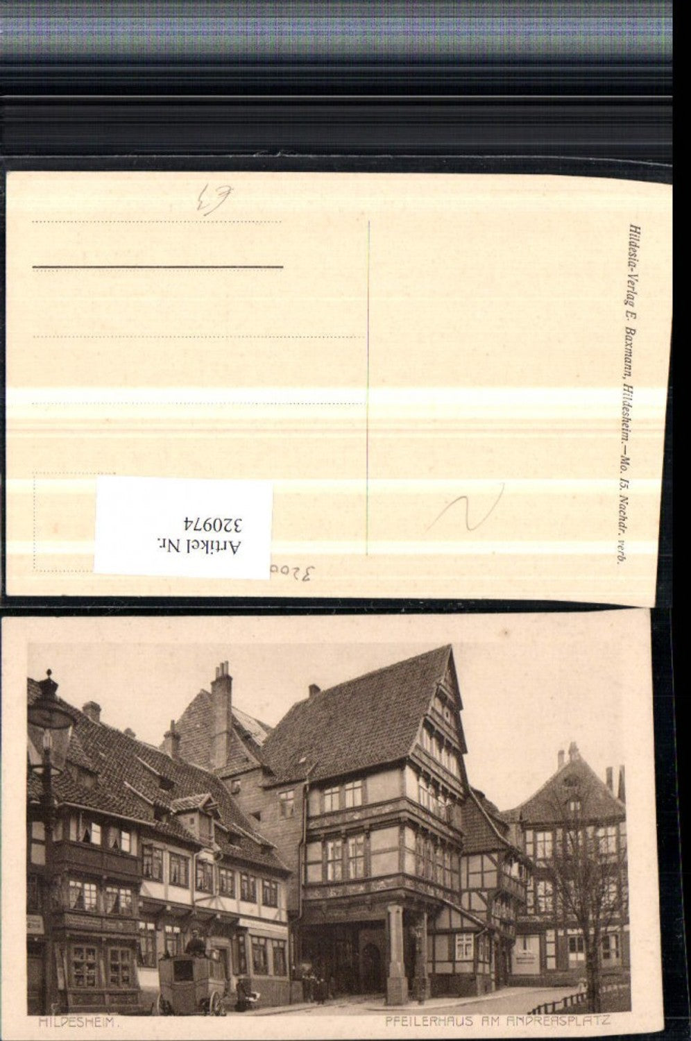 320974,Hildesheim Pfeilerhaus am Andreasplatz