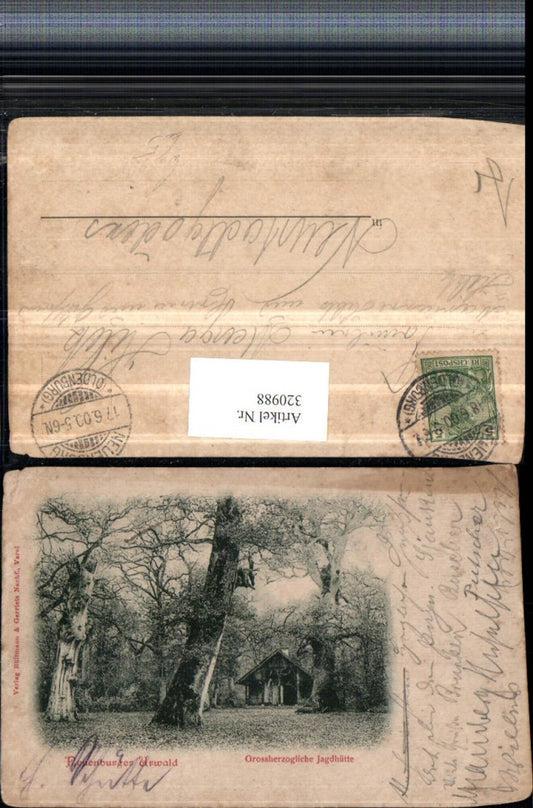 320988,Neuenburger Urwald Großherzogliche Jagdhütte