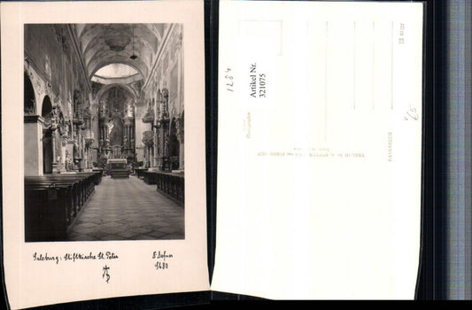 321075,Photographic art Dr. Defner Sb80 Salzburg St. Peter's Abbey Church Interior view