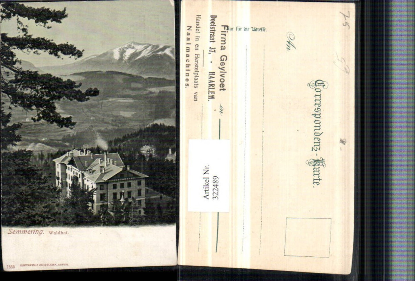 322489,Semmering Waldhof Bergkulisse