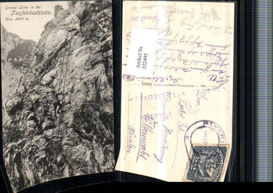322495,Rax Große Leiter in d. Teufelsbadstube b. Hirschwang