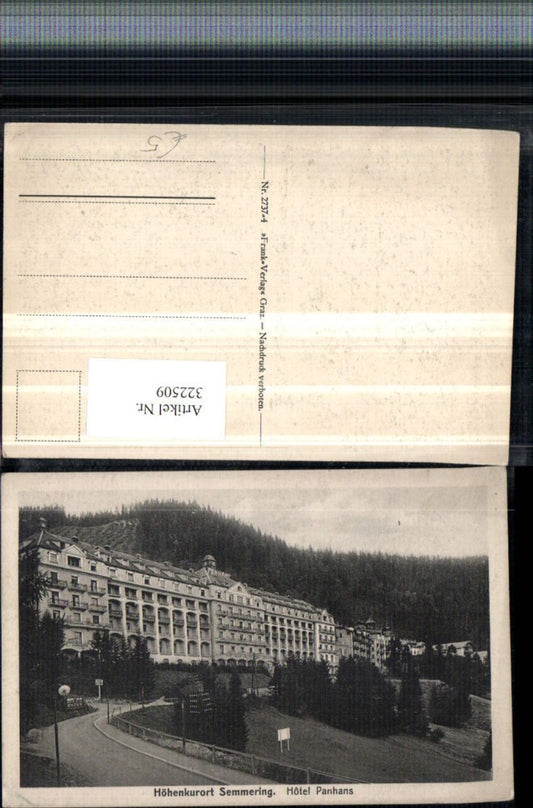 322509,Semmering Hotel Panhans