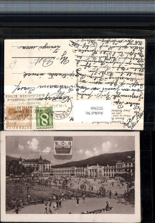 322566,Baden b. Wien Thermal-Strandbad Freibad