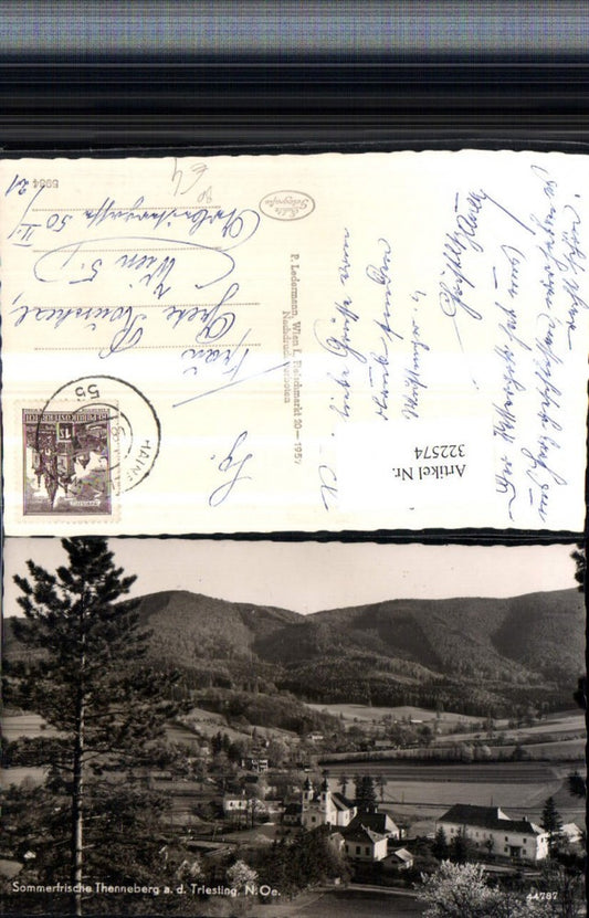 322574,Thenneberg an d. Triesting Totale Bahnpost Zug 56 Hainfeld – Wien