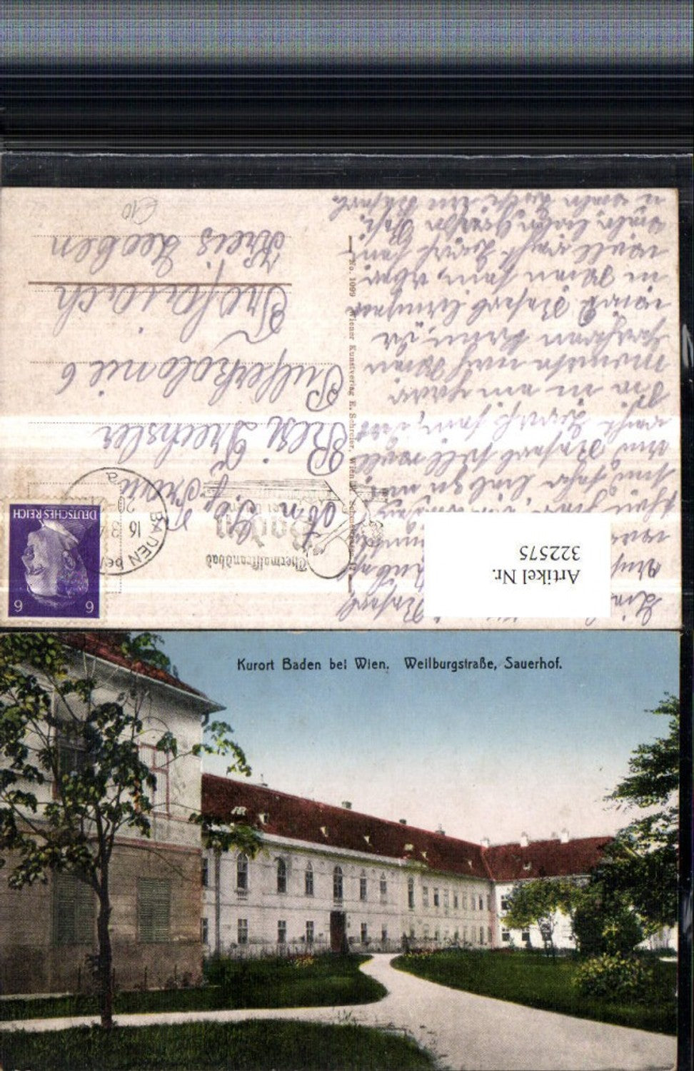 322575,Baden b. Wien Weilburgstraße Sauerhof Gebäude