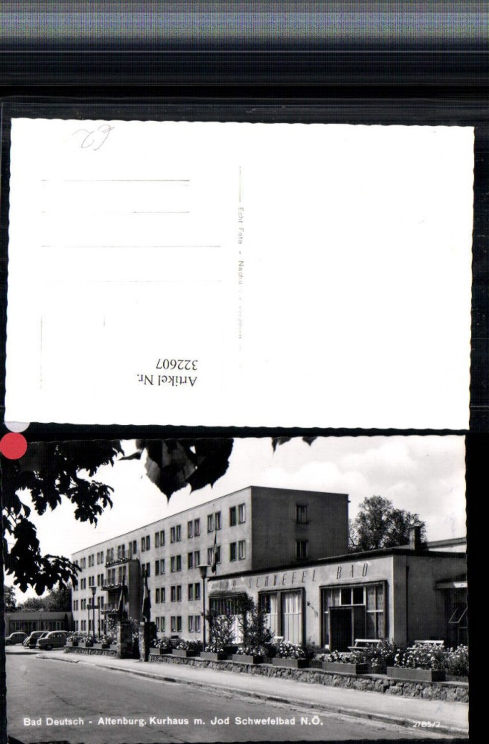 322607,Bad Deutsch-Altenburg Kurhaus m. Jod Schwefeldbad