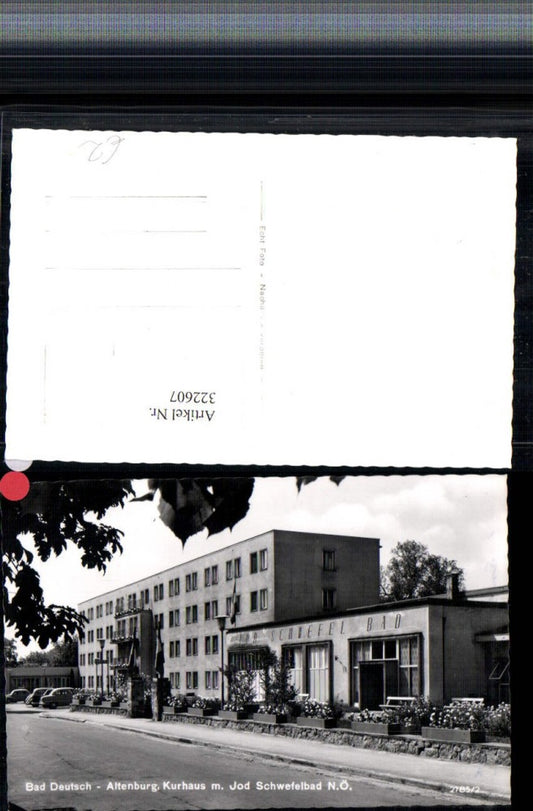 322607,Bad Deutsch-Altenburg Kurhaus m. Jod Schwefeldbad