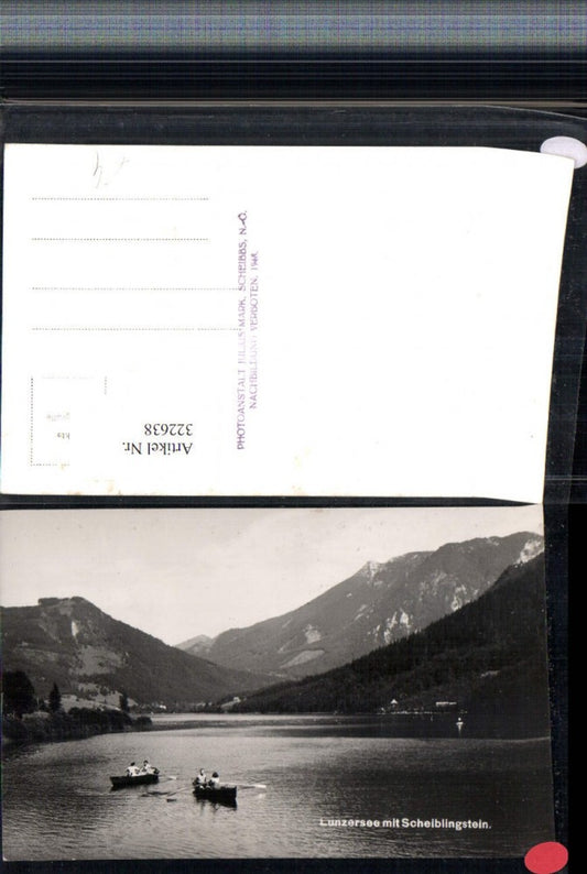 322638,Lunzersee See b. Lunz m. Scheiblingstein Bergkulisse