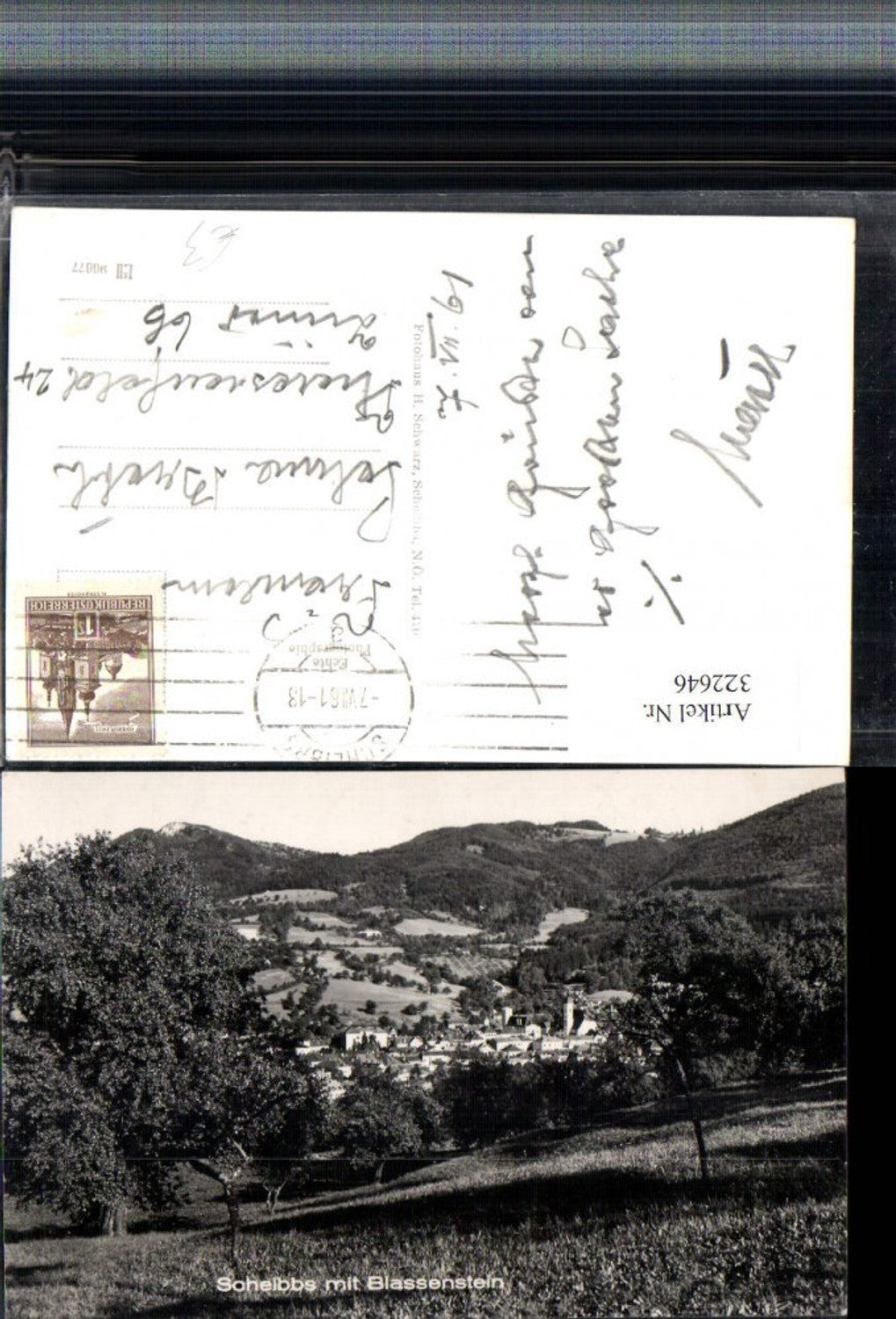 322646,Scheibbs Teilansicht m. Blassenstein
