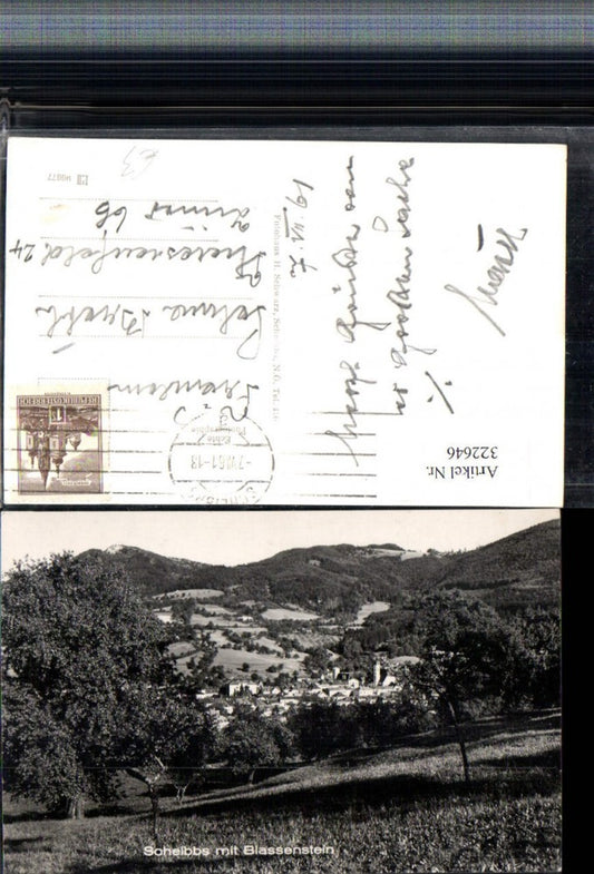 322646,Scheibbs Teilansicht m. Blassenstein