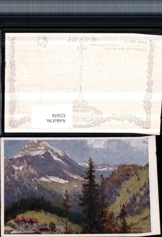 322658,Künstler AK K. Ludwig Prinz Gösing m. Ötscher Bergkulisse pub B.K.W.I. 226/7