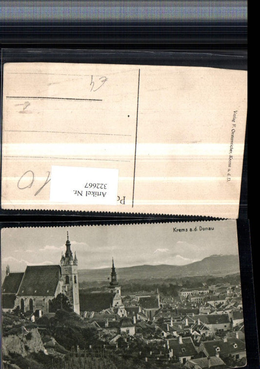 322667,Krems an d. Donau Totale Kirchen