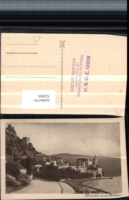 322684,Dürnstein in d. Wachau Teilansicht Straßenansicht