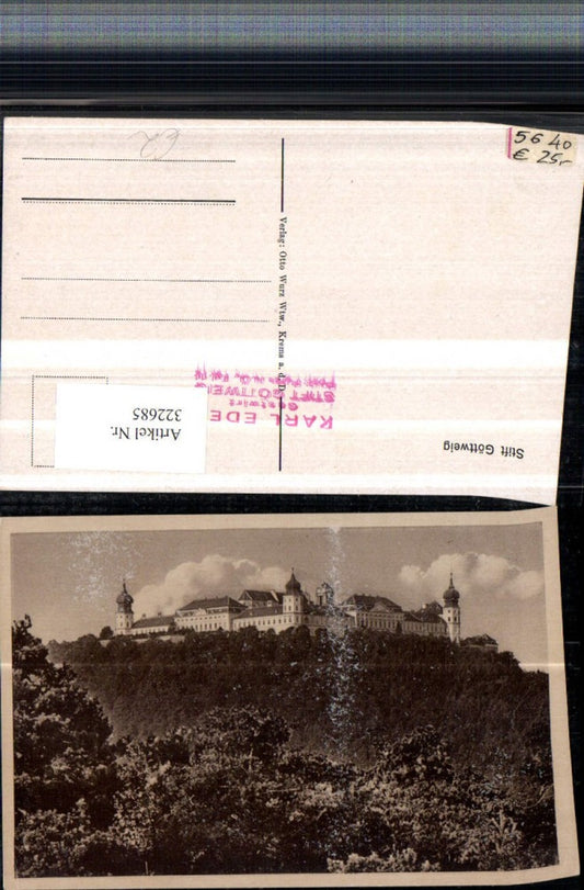 322685,Stift Göttweig b. Furth