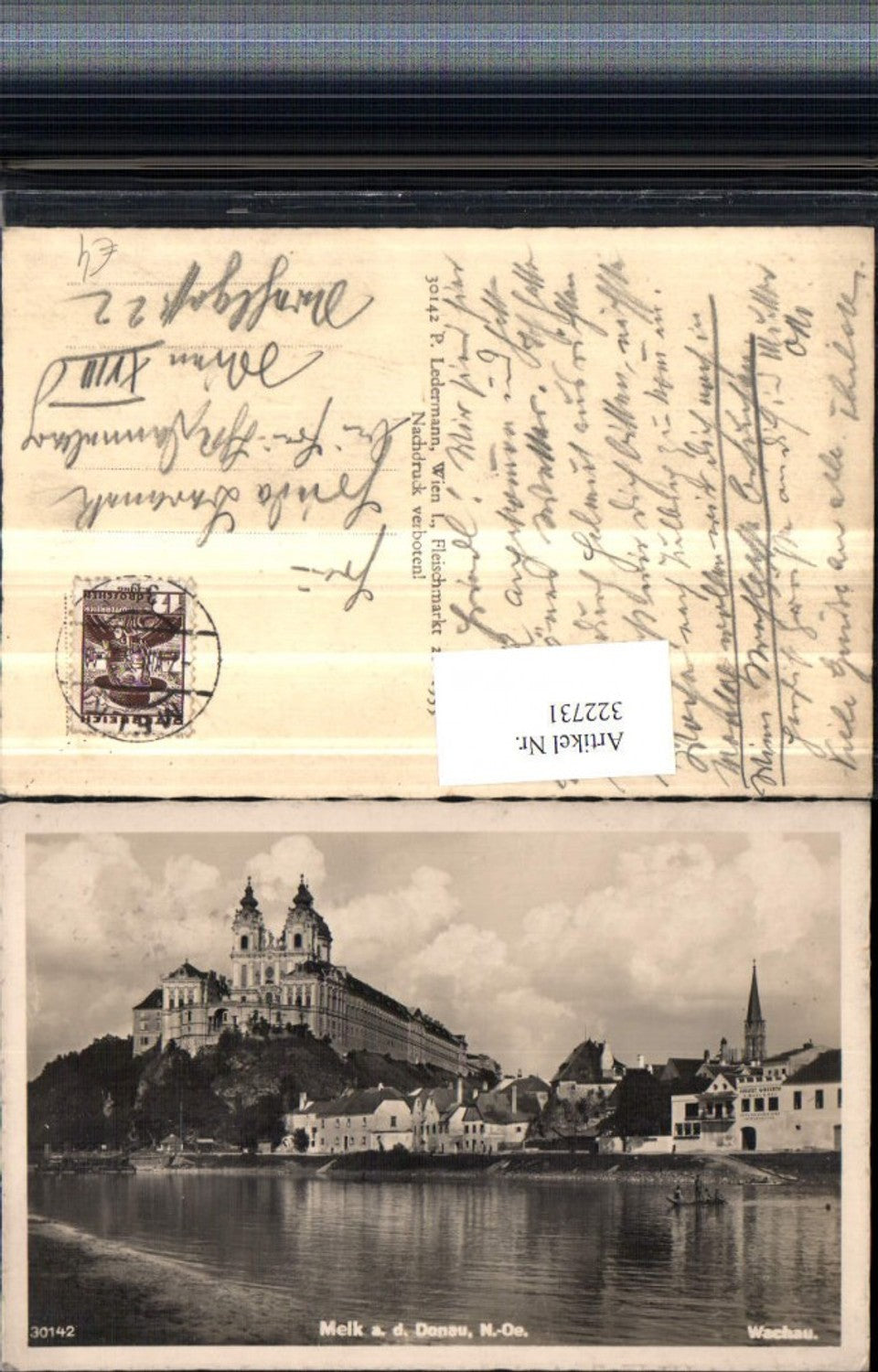 322731,Melk an d. Donau Teilansicht Stift