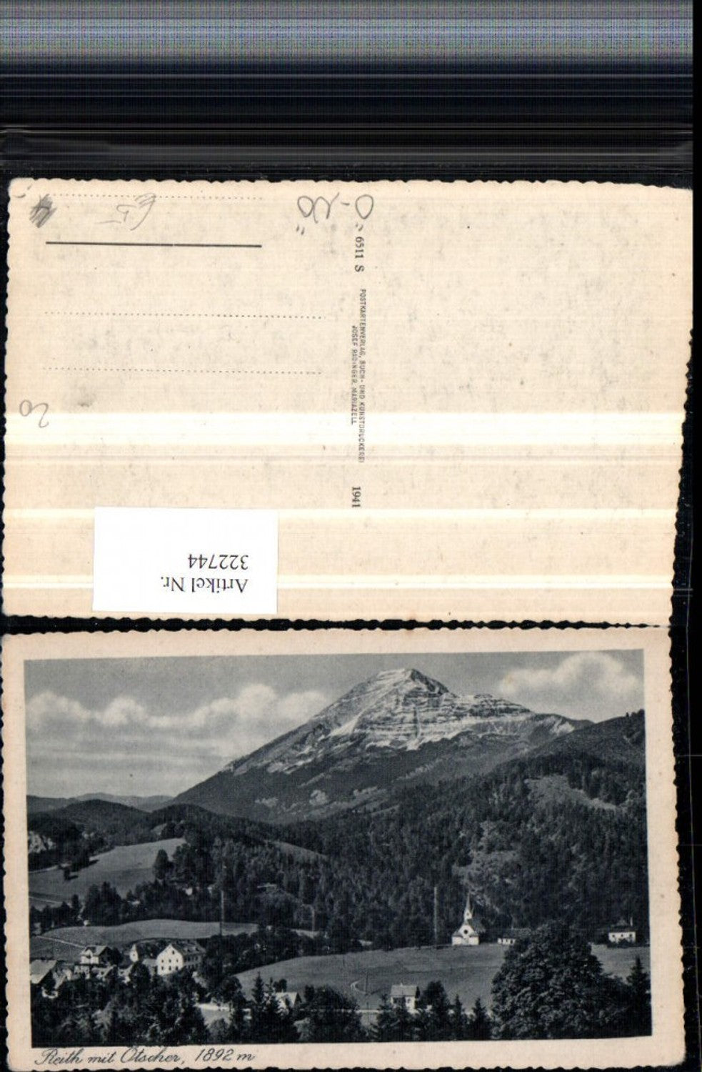 322744,St. Georgen am Reith Teilansicht m. Ötscher Bergkulisse