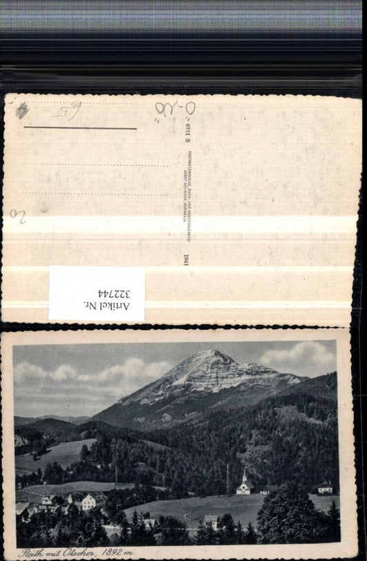 322744,St. Georgen am Reith Teilansicht m. Ötscher Bergkulisse