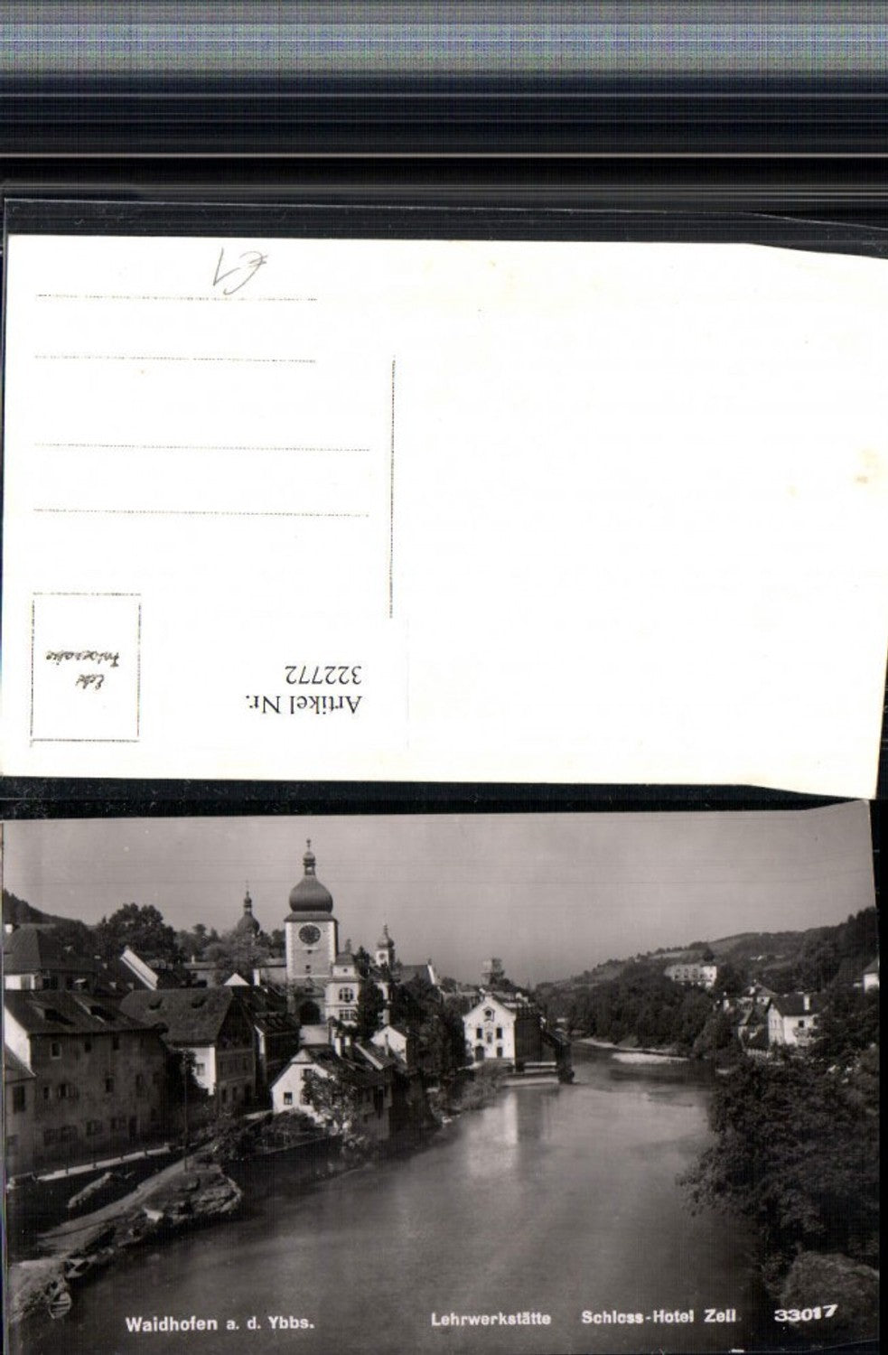 322772,Waidhofen an d. Ybbs Teilansicht Lehrwerkstätte Schloss Hotel Zell