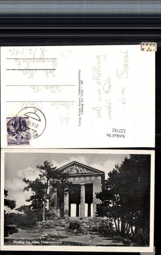 322782,Mödling b. Wien Husarentempel Tempel