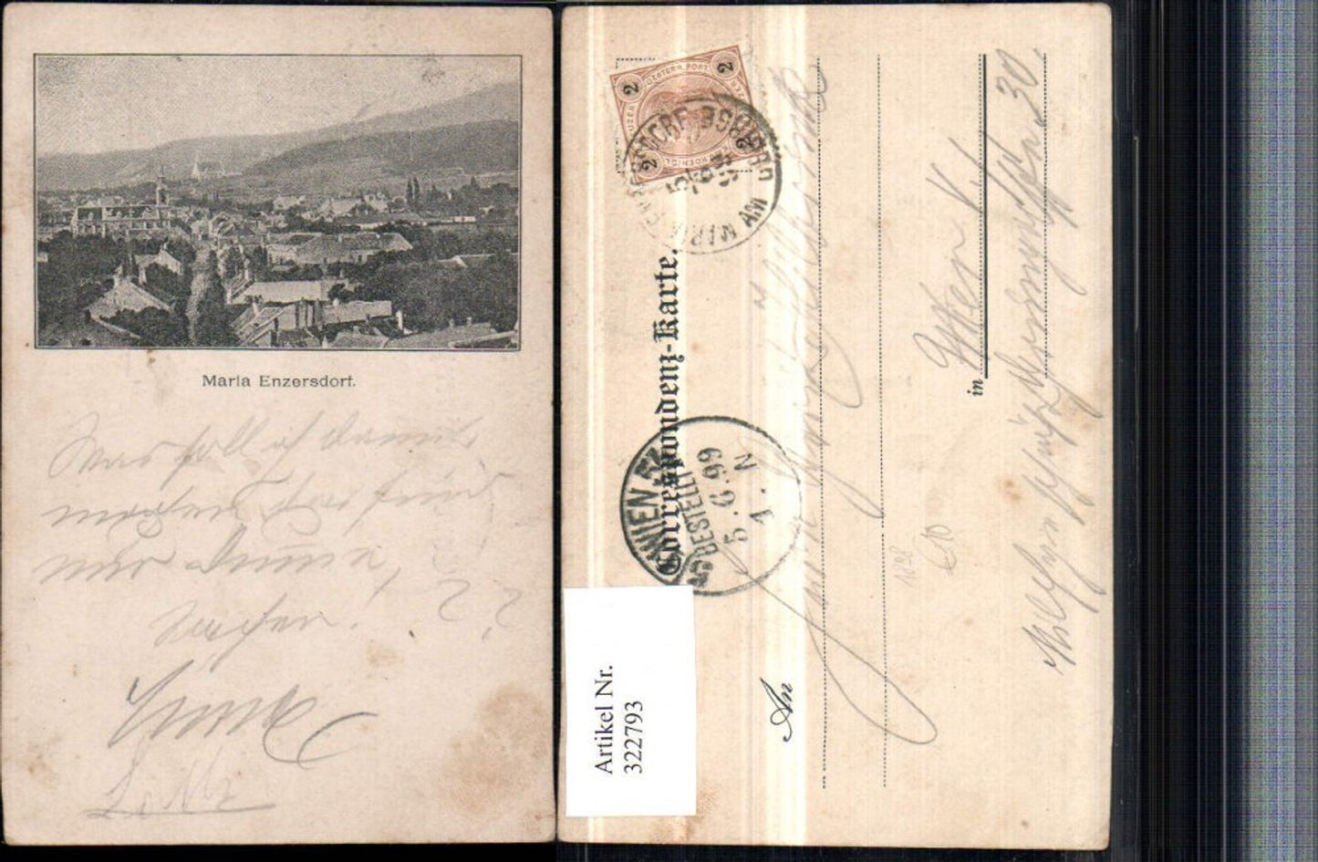 322793,Maria Enzersdorf Totale 1898